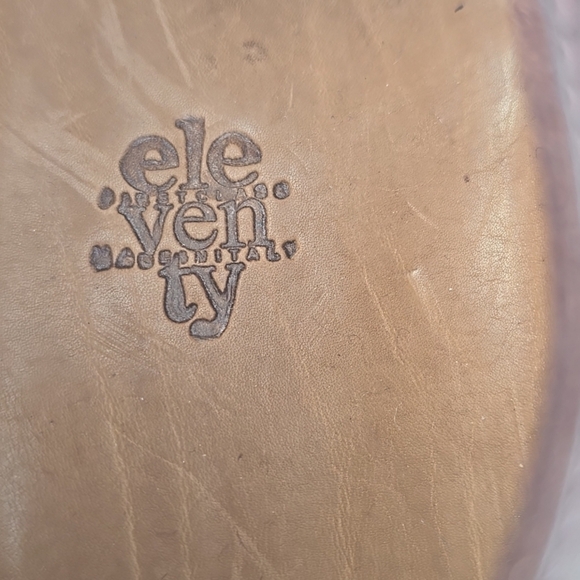 Eleventy Men's Brown Leather Lace-up Derby Shoes 41 NEW - Picture 9 of 16